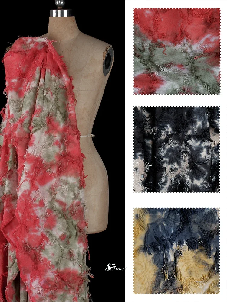Sewing Tie Dye - Tessuto Tie-Dye con Ritagli per Abbigliamento