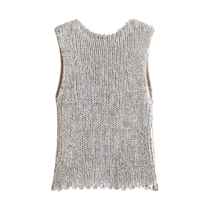 Sewing Vest - Maglia da donna in maglia 2025