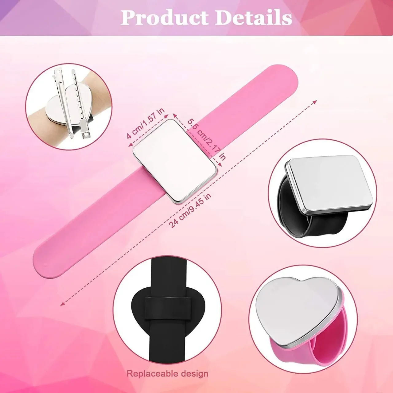 Sewing Necessities - Portapinoli Magnetico in Silicone da Polso,