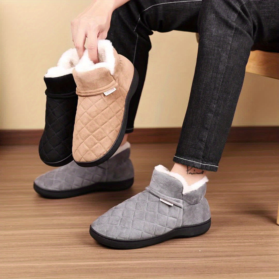 Sewing House - Pantofole Invernali Unisex in Cotone, Foderate