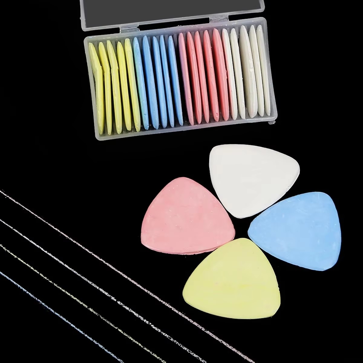 Sewing Gauge Ruler - 10-30 pz. Polvere Colorata Bianca per