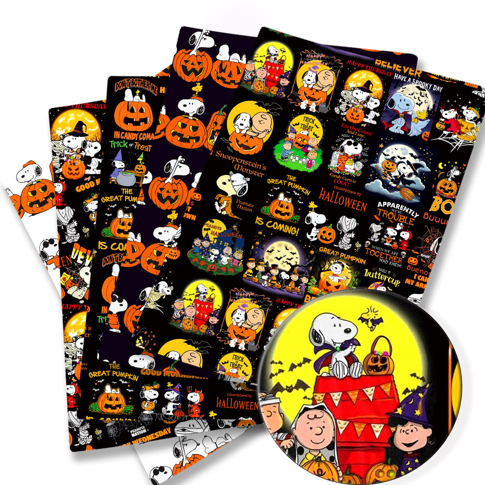 Sewing And Textile - Tessuto Snoopy TAKARA TOMY 140x50CM, Tessuto