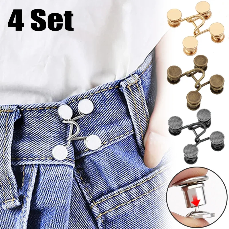 Button Hole Cutter - 1/4Set Jeans in metallo senza chiodi
