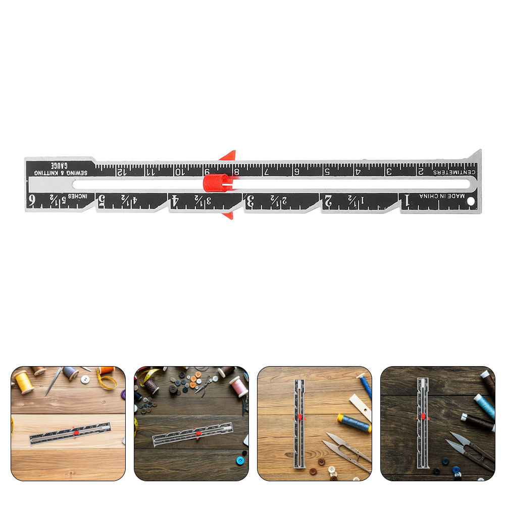 Sewing Knit - Set di 8 righelli ergonomici per