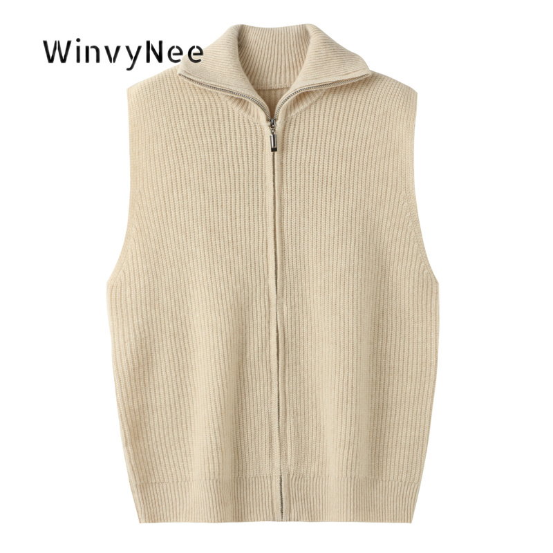 Sewing Vest - WinvyNee Gilet in maglia da donna
