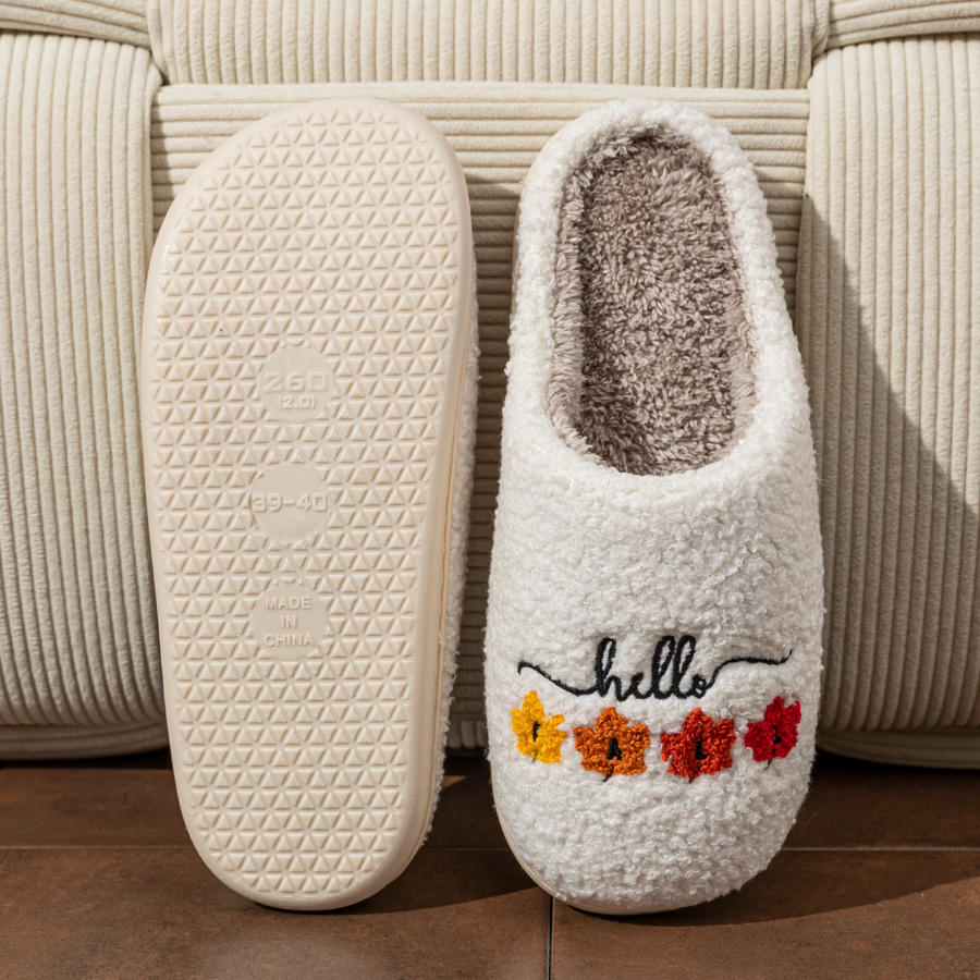Sewing House - Pantofole da donna invernali per interni