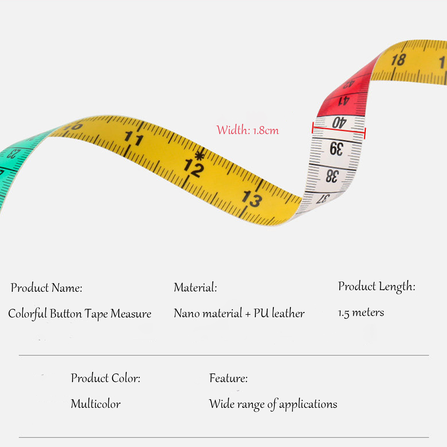 Metro a Nastro Morbido Colorat - Sewing Gauge Ruler recensione e prezzo