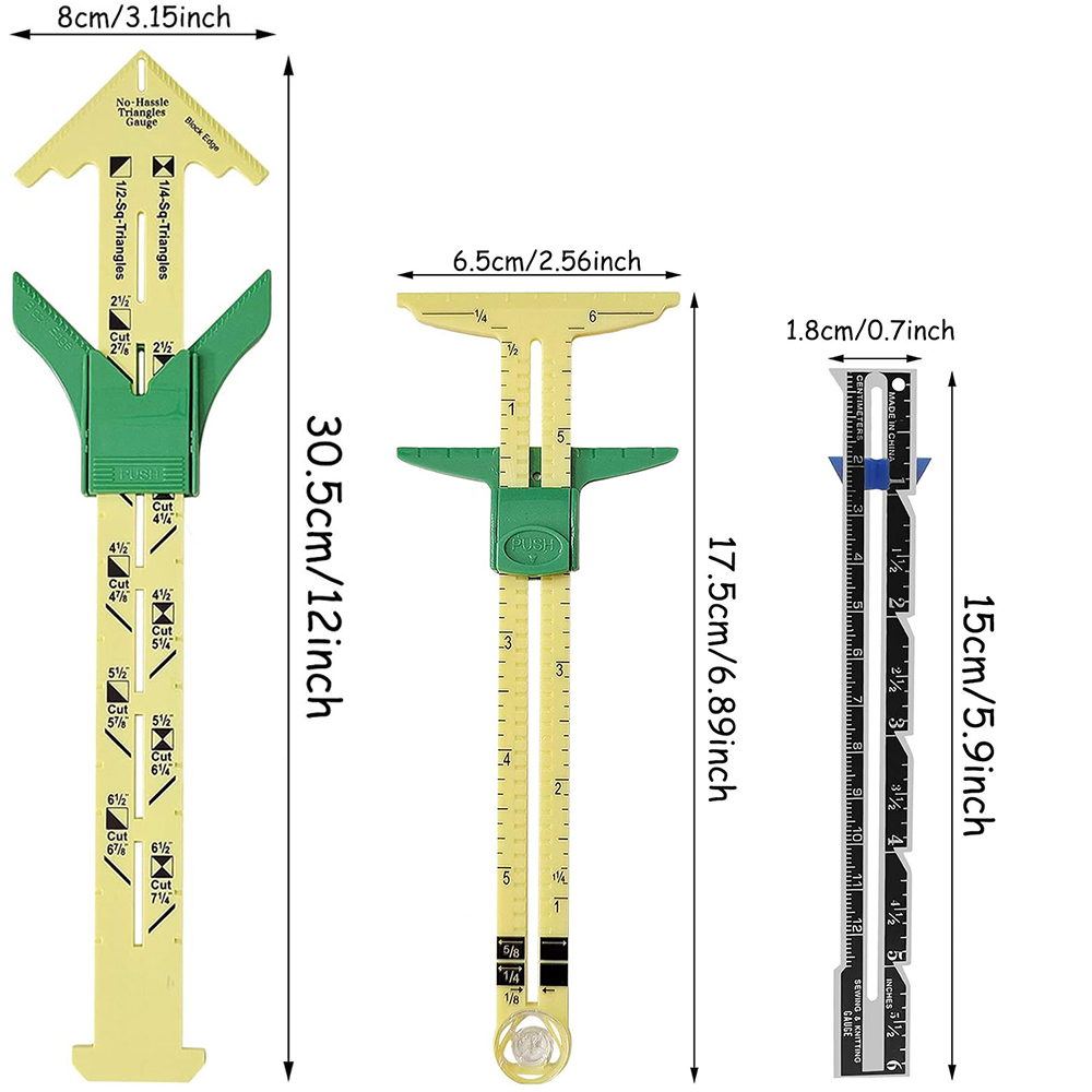 Strumento di misurazione calib - Sewing Gauge Ruler recensione e prezzo