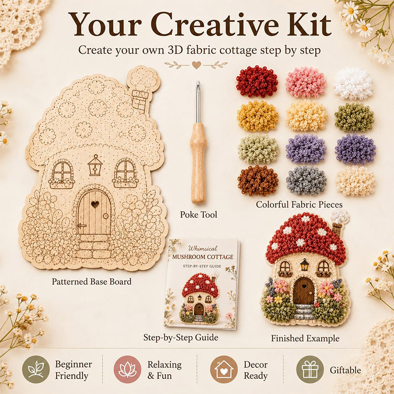 Kit Fai-da-Te Casa dei Funghi  - Sewing House recensione e prezzo