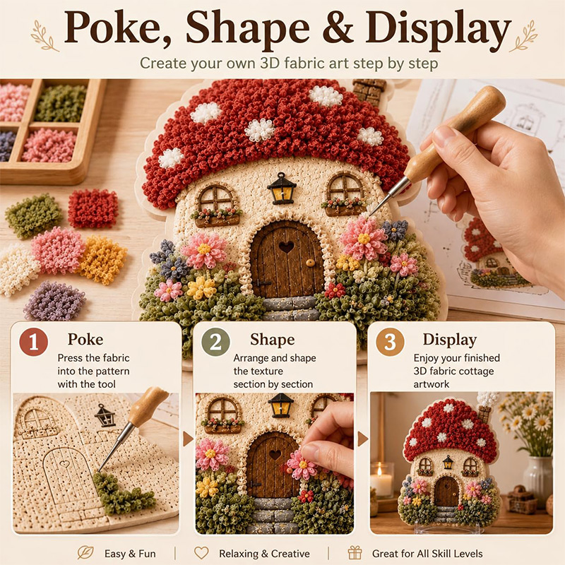 Kit Fai-da-Te Casa dei Funghi  - Sewing House recensione e prezzo