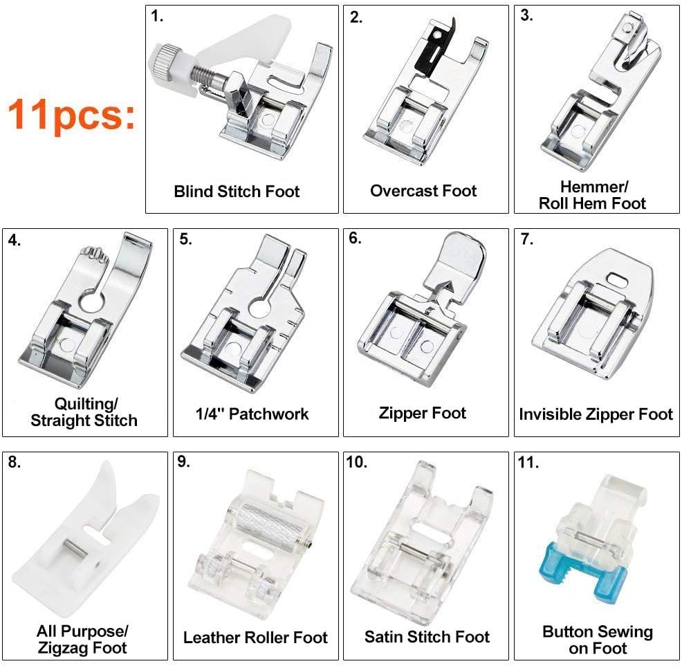 Set di 11 Piedini Premistoffa  - Sewing Expert recensione e prezzo