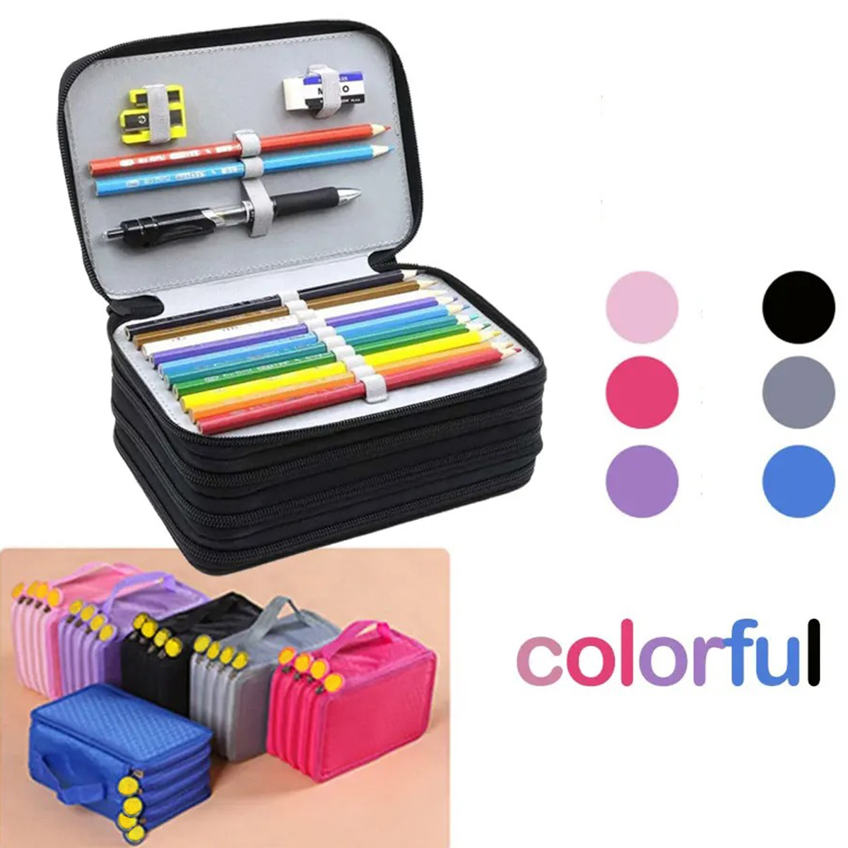 Astuccio per matite a 72 scomp - Fabric Marking Pen recensione e prezzo