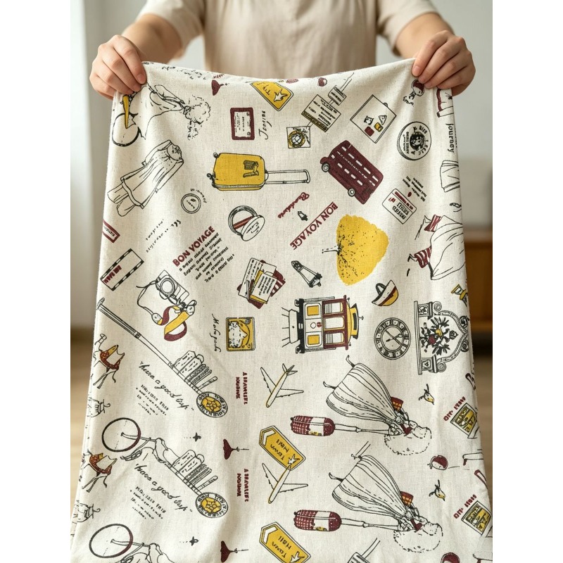 Tessuto misto con motivo a sta - Sewing And Textile recensione e prezzo